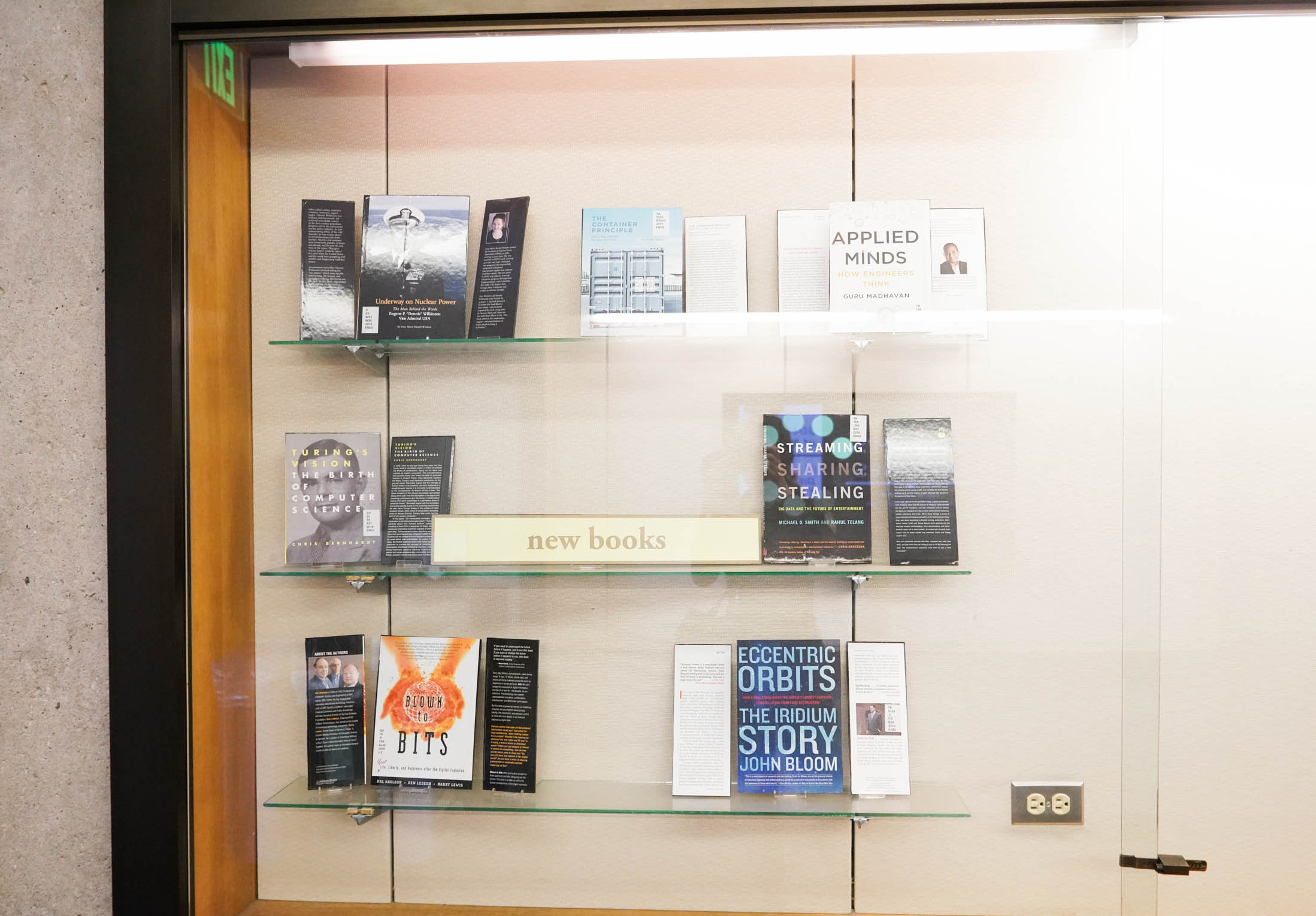 New books are on display in August 2019